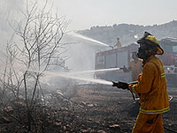 Пожар в поселке Яхини; ущерб оценивается в миллионы шекелей