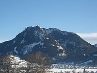 Гора Грюнтен, на которой был установлен деревянный фаллос