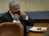 Лидер оппозиции, глава блока "Еш Атид &#8211; ТЭЛЕМ" Яир Лапид