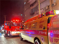 Пожар в жилом доме в Лоде: 22 эвакуированы, девять госпитализированы