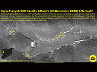 Последствия воздушного удара по целям в Сирии. Спутниковые снимки ImageSat