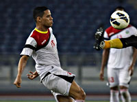 Патрик Фаьиано в матче Малайзия - Восточный Тимор