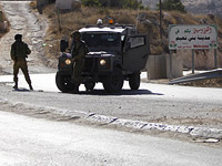 Погоня в Самарии: перевернулся автомобиль с палестинскими номерными знаками