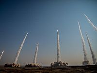 КСИР распространил снимки пусков баллистических ракет и полета "копий" американского БПЛА