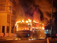 Атака "харедим" в Бней-Браке: сожжен автобус, ранен водитель