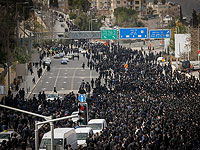 Похороны главы йешивы "Бриск": массовое нарушение карантина в Иерусалиме. Фоторепортаж