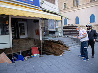 В центре Иерусалима пол магазина обрушился на подземную стоянку, никто не пострадал