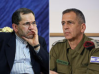Представитель Исламской республики Иран в ООН Маджид Тахт-Раванчи и начальник генштаба ЦАХАЛа Авив Кохави