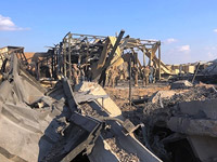 На военной базе "Айн аль-Асад" после ракетного обстрела в январе 2020 года