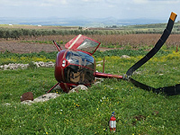 В северном округе Израиля потерпел крушение вертолет