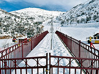 Из-за ожидаемого снегопада 2 апреля горный курорт Хермон будет закрыт