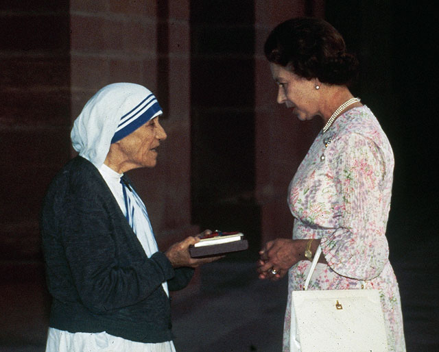С Матерью Терезой, 1983 год