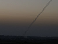 Пуск ракеты из сектора Газы