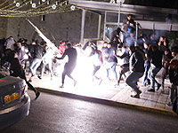 Беспорядки возле Шхемских ворот, в полицейских брошены камни