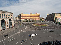 Лубянская площадь в Москве в настоящее время