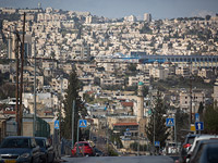 Вид на иерусалимский район Мальха из Бейт-Сафафы