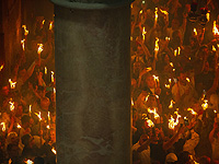 Церемония освящения Благодатного огня в храме Гроба Господня в Иерусалиме. Фоторепортаж