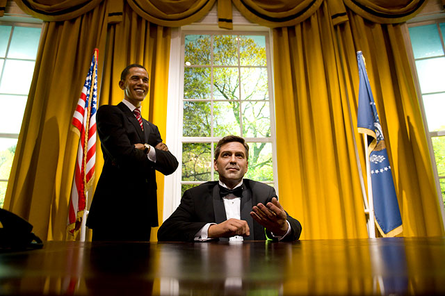 С Бараком Обамой, 2011 год