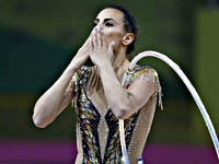 Линой Ашрам стал победительницей этапа Кубка мира в Баку в упражнениях с обручем