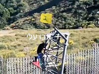 На ливанской границе нарушитель залез на забор и украл "средство наблюдения". ВИДЕО