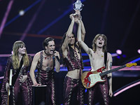 Победителем конкурса "Евровидение-2021" стала итальянская рок-группа Maneskin