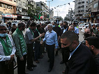 Яхья Сануар на улице Газы, 22 мая 2021 года