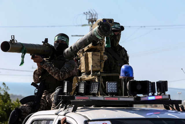 ХАМАС провел "парад победы" в секторе Газы. Фоторепортаж