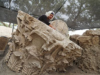 Раскопки базилики в национальном парке Тель-Ашкелон