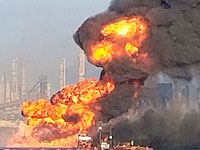На крупном нефтеперерабатывающем предприятии в Тегеране произошел пожар