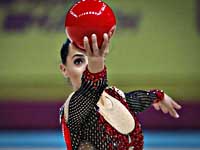 Чемпионат Европы по художественной гимнастике. Линой Ашрам заняла четвертое место в многоборье