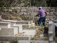 На христианском кладбище в Яффо были проведены работы по уборке и реконструкции