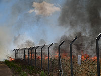 Пожар в Шаар а-Негев, подозрение на "огненный шар"
