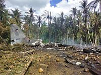 Катастрофа военного самолета на Филиппинах: подтверждена гибель 50 человек