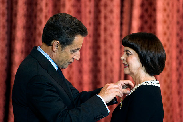 С президентом Франции Николя Саркози, 2011 год