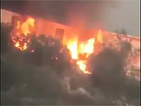 "Коктейль Молотова", брошенный арабами, вызвал пожар в Эвьятаре