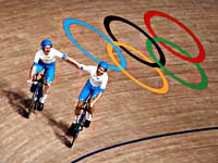 Олимпиада. Гонка преследования. Итальянские велогонщики установили мировой рекорд и стали чемпионами