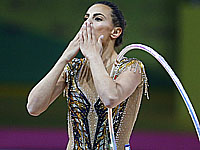 Олимпиада. Художественная гимнастика. Линой Ашрам после двух упражнений занимает пятое место