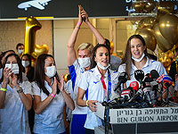 Израиль встречает Линой Ашрам. 11 августа 2021 года, аэропорт "Бен-Гурион"