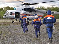 На Камчатке в озеро упал вертолет Ми-8. По предварительным данным, погибли восемь человек