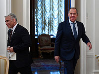 Яир Лапид встретился в Москве с Сергеем Лавровым