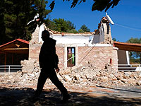 Сильное землетрясение на острове Крит. Фоторепортаж