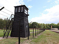 Сторожевая башня и крематорий в концлагере Штуттгоф