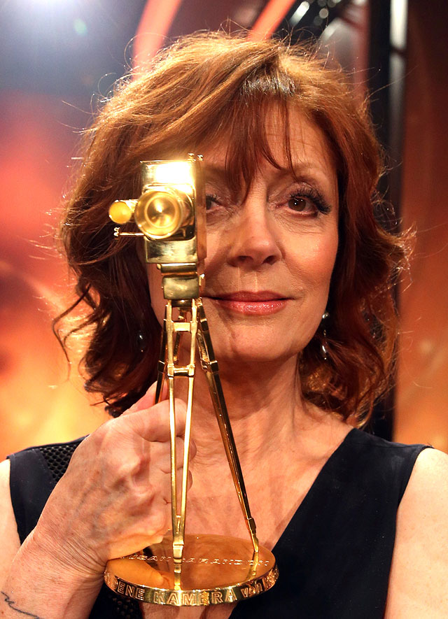 Сьюзан Сарандон получает награду "Золотая камера", Гамбург, Германия, 2015 год