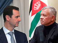 Король Абдалла (справа) и президент Асад (слева) побеседовали впервые за 10 лет
