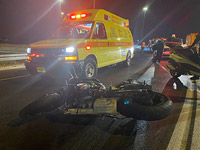 В результате ДТП возле Кусейфе тяжелые травмы получил мотоциклист