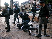 Около Шхемских ворот в Иерусалиме полиция задержала четверых участников беспорядков