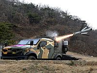 Запуск ракеты Spike NLOS. Южная Корея