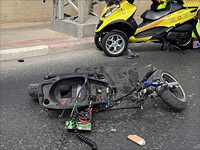 ДТП с участием мотоцикла в южном Тель-Авиве, один из пострадавших в тяжелом состоянии