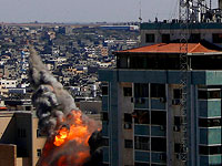 Разрушение башни "Аль-Джала" в Газе. 15 мая 2021 года