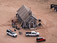 Съемочная площадка фильма "Rust", где случилась трагедия